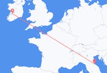 Flyg från Rimini, Italien till Shannon, County Clare, Irland