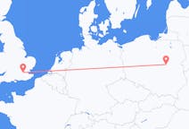 Flyrejser fra London til Warszawa