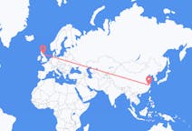Flyg från Hangzhou, Kina till Edinburgh, Kina