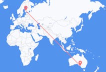 Flyrejser fra Adelaide, Australien til Tampere, Finland
