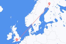 Flights from Bournemouth, England to Rovaniemi, Finland