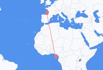 Flyg från São Tomé, São Tomé och Príncipe till Vitoria, Spanien