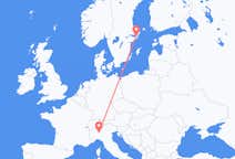 Voli da Stoccolma, Svezia a Milano, Italia