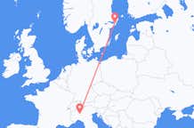 Flyg från Stockholm, Sverige till Milano, Italien