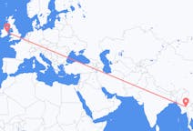 Flyreiser fra Loikaw, Myanmar (Burma) til Dublin, Irland