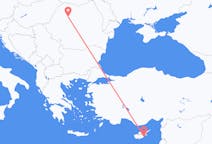 出发地 罗马尼亚从 克卢日纳波卡目的地 塞浦路斯拉纳卡的航班