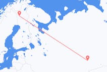 Loty z Yekaterinburg, Rosja do Kolari, Finlandia