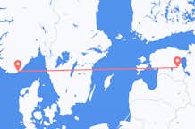 Flights from Kristiansand to Tartu