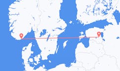 Flights from Kristiansand to Tartu