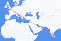 Flüge von Madurai, Indien nach Cardiff, Wales