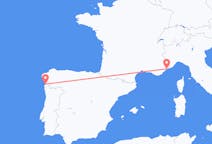 Flyreiser fra Nice, til Vigo