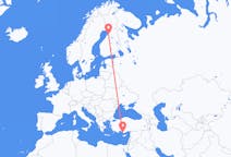Flights from Gazipaşa, Turkey to Oulu, Finland