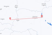 Vluchten van Kiev, Oekraïne naar Rzeszow, Polen
