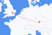 Flights from London, England to Linz, Austria