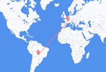 Flights from Corumbá, Brazil to Lyon, France