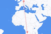 Flights from Kuito, Angola to Stuttgart, Germany
