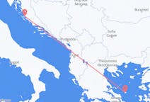 크로아티아 자다르에서 출발해 그리스 스키로스에게(으)로 가는 항공편