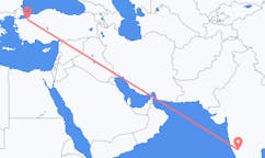 Flights from Hubli, India to Bursa, Turkey