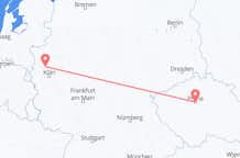 Vluchten van Praag naar Duesseldorf