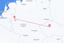 Loty z Praga, Czechy do Düsseldorfu, Niemcy