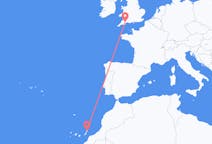 Flights from Lanzarote, Spain to Exeter, the United Kingdom