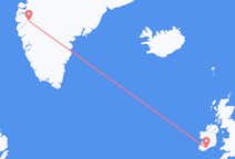 Vluchten van Cork naar Kangerlussuaq