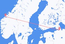 Flyg från Sankt Petersburg, Ryssland till Molde, Norge