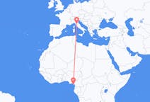 Flyreiser fra Malabo, Ekvatorial-Guinea til Firenze, Italia