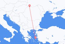 Flyg från Ikaria till Baia Mare