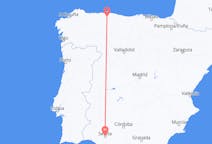 Vluchten van Santiago del Monte, Spanje naar Sevilla, Spanje