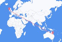 Flyreiser fra Moranbah, Australia å banke, Irland