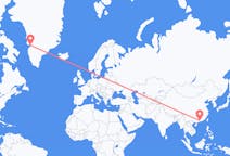 Flyrejser fra Guangzhou, Kina til Ilulissat, Grønland