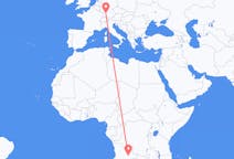 Flyrejser fra Luena, Angola til Stuttgart, Tyskland