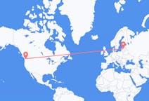 Flyreiser fra Seattle, til Riga