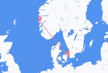 Flyrejser fra København, Danmark til Bergen, Norge