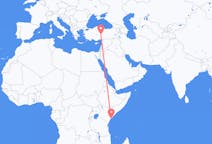 Flyreiser fra Lamu, Kenya til Kayseri, Tyrkia