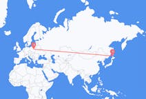Flyg från Wakkanai, Japan till Warszawa, Japan