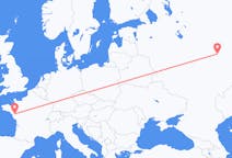 Flights from Cheboksary, Russia to Nantes, France