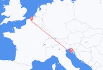 Flights from Pula, Croatia to Lille, France