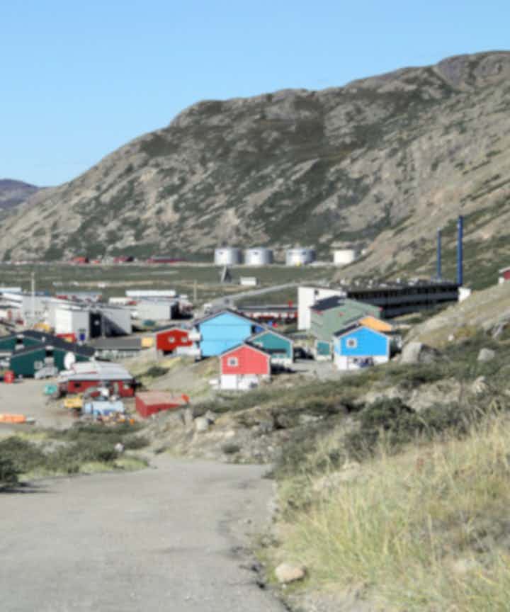 Vuelos desde la ciudad de Reikiavik, Islandia a la ciudad de Kangerlussuaq, Groenlandia