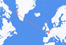 Flyg från Tours, Frankrike till Maniitsoq, Grönland
