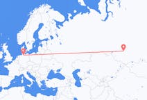 Flights from Kemerovo, Russia to Hamburg, Germany