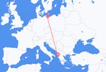 Flyg från Szczecin, Polen till Korfu, Grekland