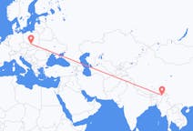 Flights from Dibrugarh, India to Katowice, Poland