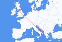 Flyrejser fra Brindisi, Italien til Manchester, England