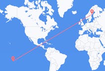 Flights from Tahiti, French Polynesia to Örnsköldsvik, Sweden