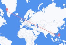Flyg från Cebu, Filippinerna till Aasiaat, Grönland