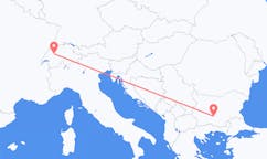 Vluchten van Bern naar Plovdiv