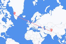 Flights from Lahore, Pakistan to Kangerlussuaq, Greenland