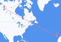 Flüge von Yellowknife, Kanada nach La Palma, Spanien
